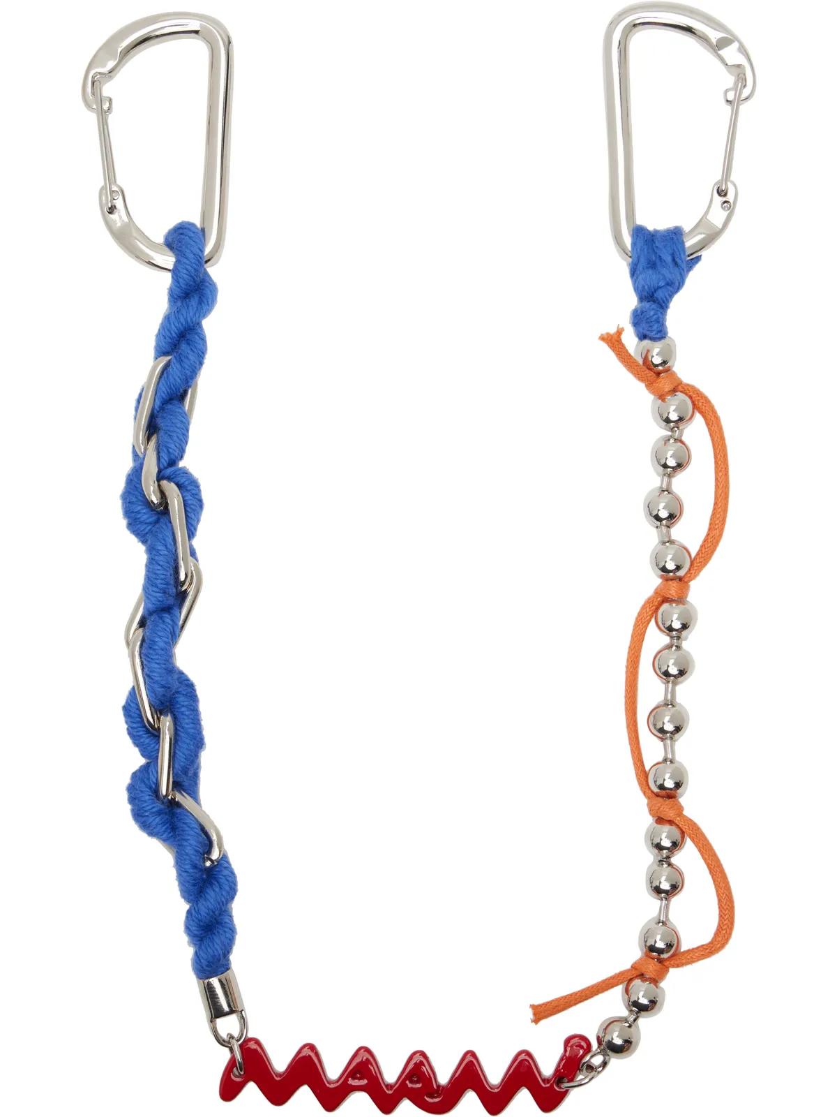 Marni Enamel Marni Symbol Double Hook Charm ウォレットチェーン - 画像2