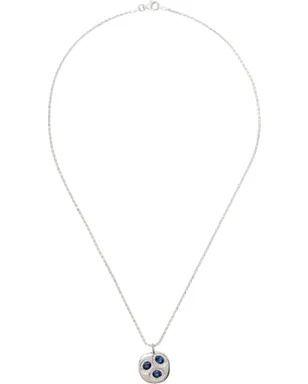Bleue Burnham Oval Chloroplast ペンダント ネックレス - サムネイル1