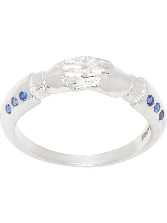 Bleue Burnham Bleue Burnham SSENSE限定 Hands Of Thought リングの商品画像