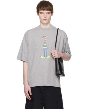 Marni Cotton 'Marni Animal Alphabet I Print' Tシャツ - サムネイル1
