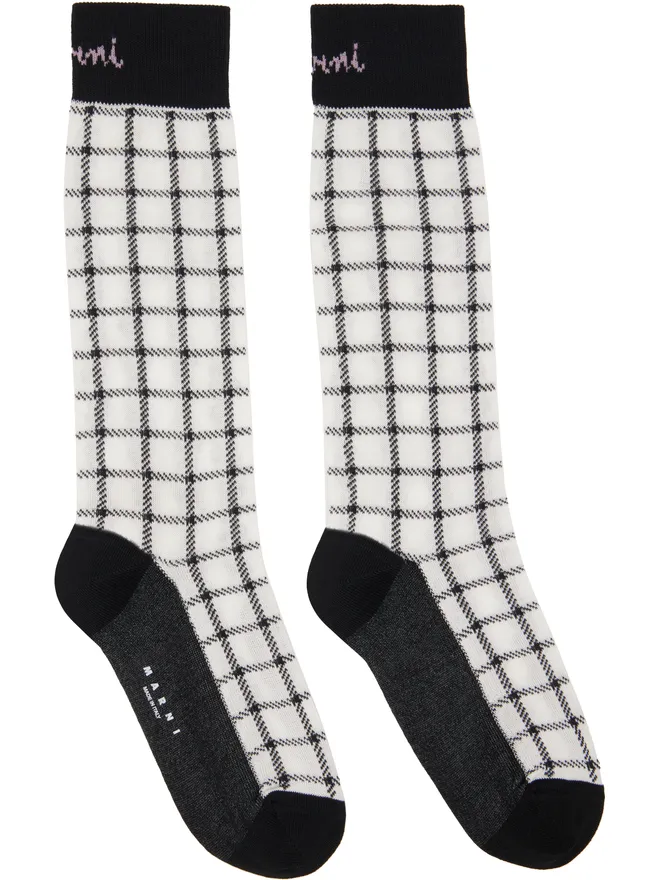Marni Marni ジャカード チェック ソックスの商品画像