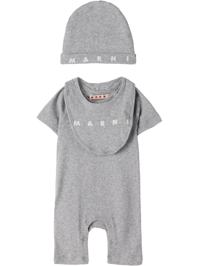 Marni Marni ベビー｜ コットン ロンパース セットの商品画像