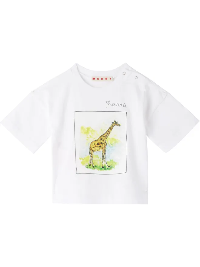 Marni Marni ベビー｜ ロゴプリント Tシャツの商品画像