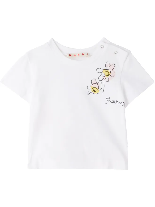 Marni Marni ベビー｜ フラワー Tシャツの商品画像