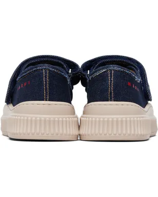 Marni キッズ｜ デニム メリージェーン スニーカー - サムネイル2
