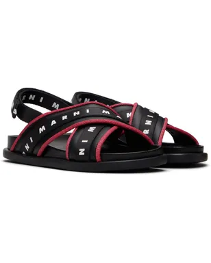 Marni キッズ｜ Crisscrossing サンダル - サムネイル4