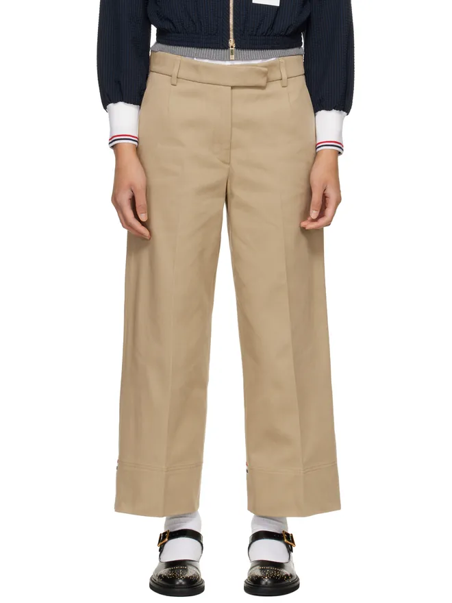 Thom Browne Thom Browne コットン ギャバジン チノパンツの商品画像
