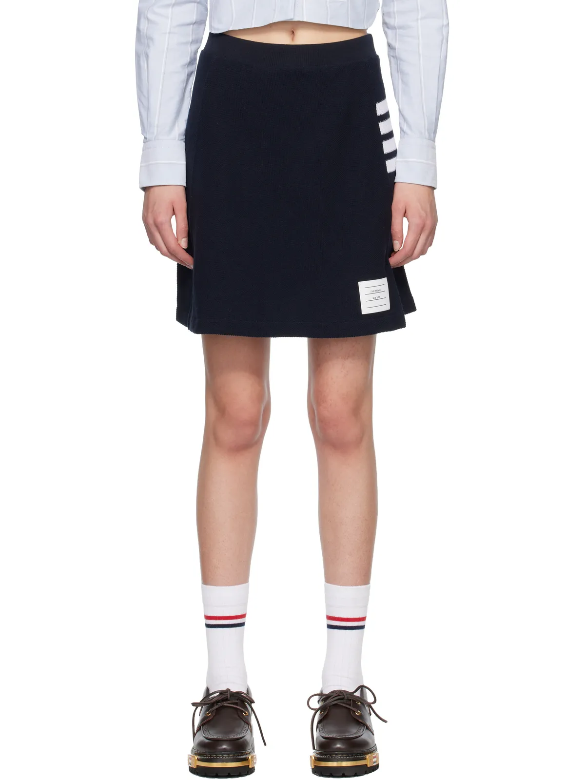 Thom Browne ボックスプリーツ ミニスカート - 画像1