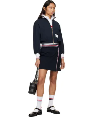 Thom Browne RWB Trim ラップ ミニスカート - サムネイル4