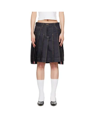 Thom Browne Pleated Denim ミニスカート - サムネイル1