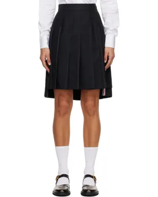 Thom Browne スーパー120 ツイル プリーツ ミディアムスカート - サムネイル1
