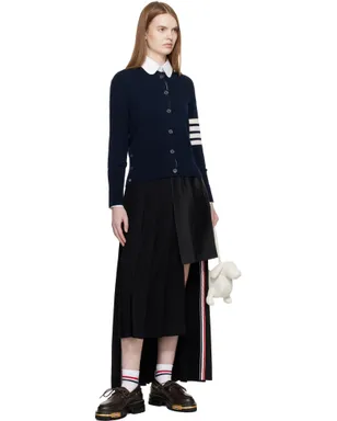 Thom Browne Jersey Intarsia Classic Fit 4-Bar カーディガン - サムネイル4