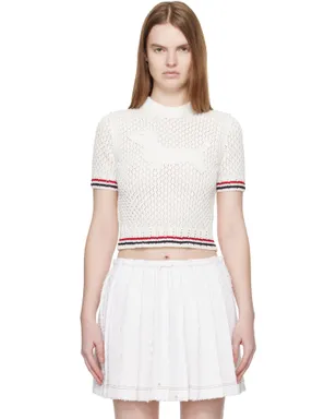 Thom Browne Hector RWB コットンポインテール プルオーバー - サムネイル1