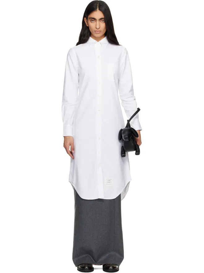 Thom Browne Thom Browne Oxford Grosgrain Placket シャツワンピースの商品画像