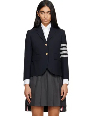 Thom Browne Plain Weave 4-Bar High Armhole Sport コート - サムネイル1