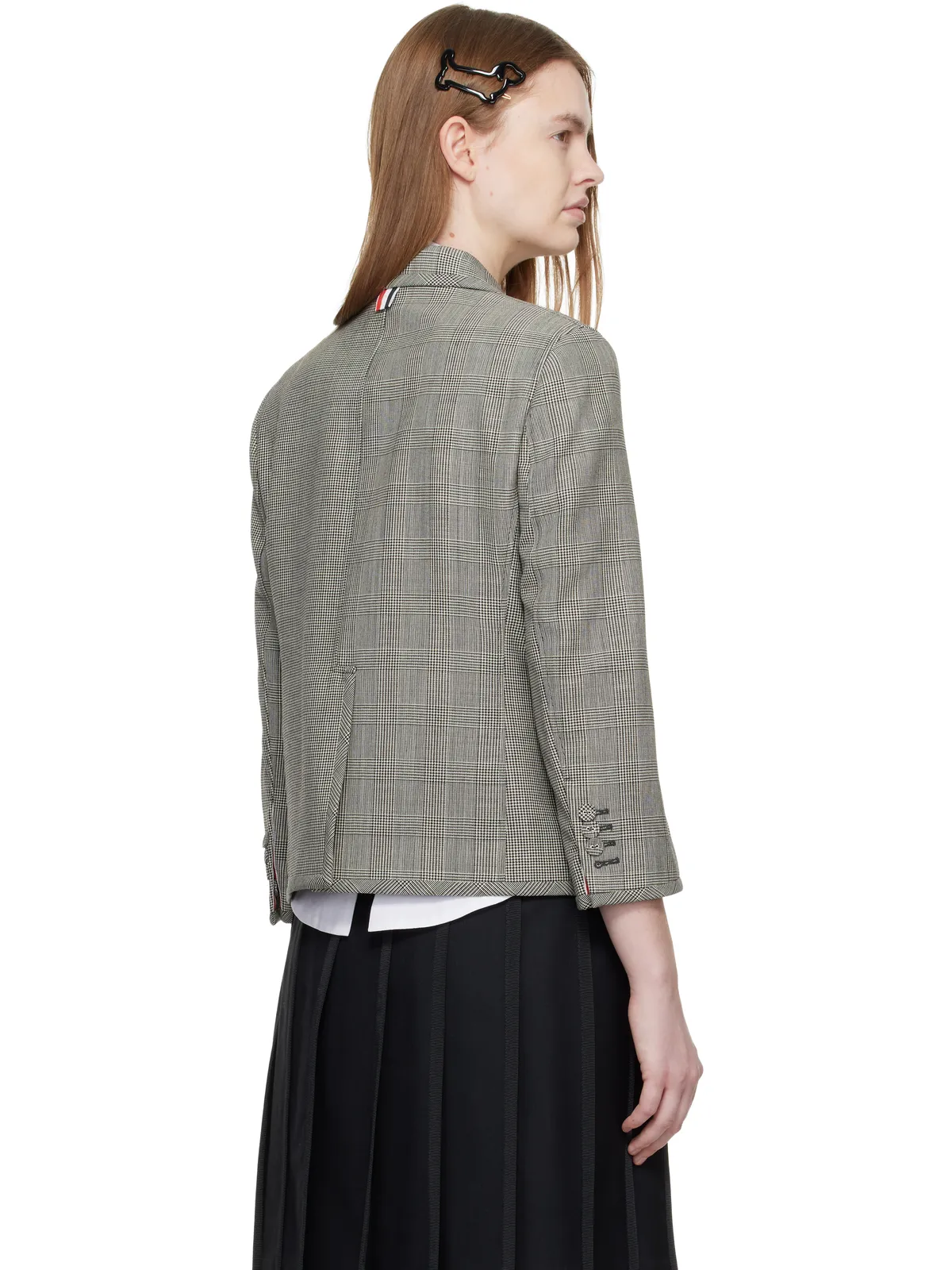 Thom Browne Funmix Fresco クロップド スポーツコート - 画像3