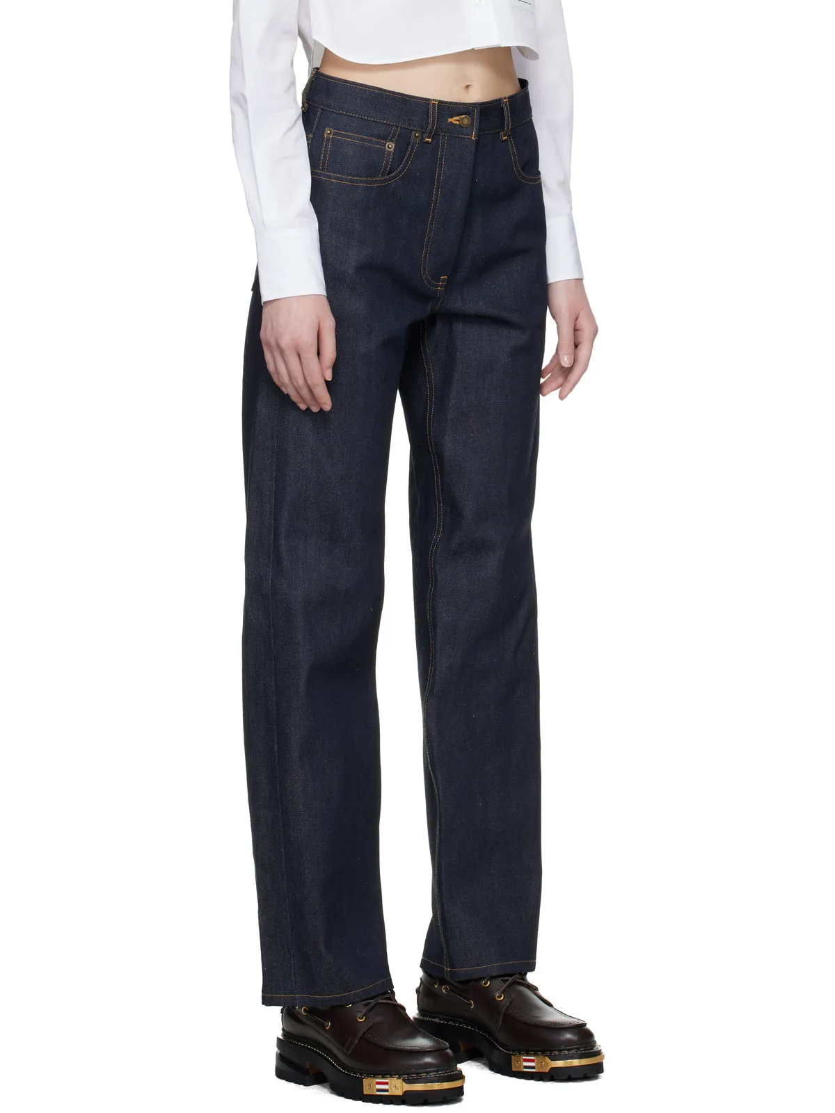 Thom Browne セルビッジ ファイブポケット ジーンズ - 画像2