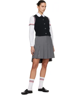 Thom Browne Pique RWB Trim ノースリーブシャツ - サムネイル5