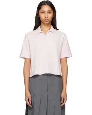 Thom Browne Overdyed 4-Bar ジャージ ポロシャツ - サムネイル1