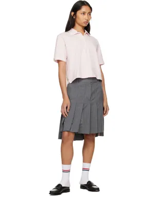 Thom Browne Overdyed 4-Bar ジャージ ポロシャツ - サムネイル4