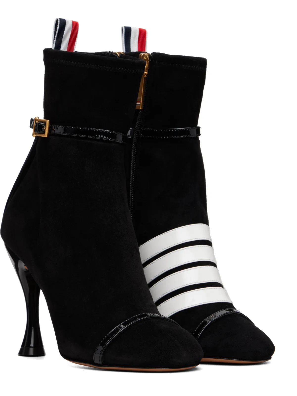Thom Browne Soft Suede Trompe L'Oeil 4-Bar 105 アンクルブーツ - 画像4