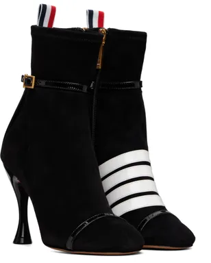 Thom Browne Soft Suede Trompe L'Oeil 4-Bar 105 アンクルブーツ - サムネイル4