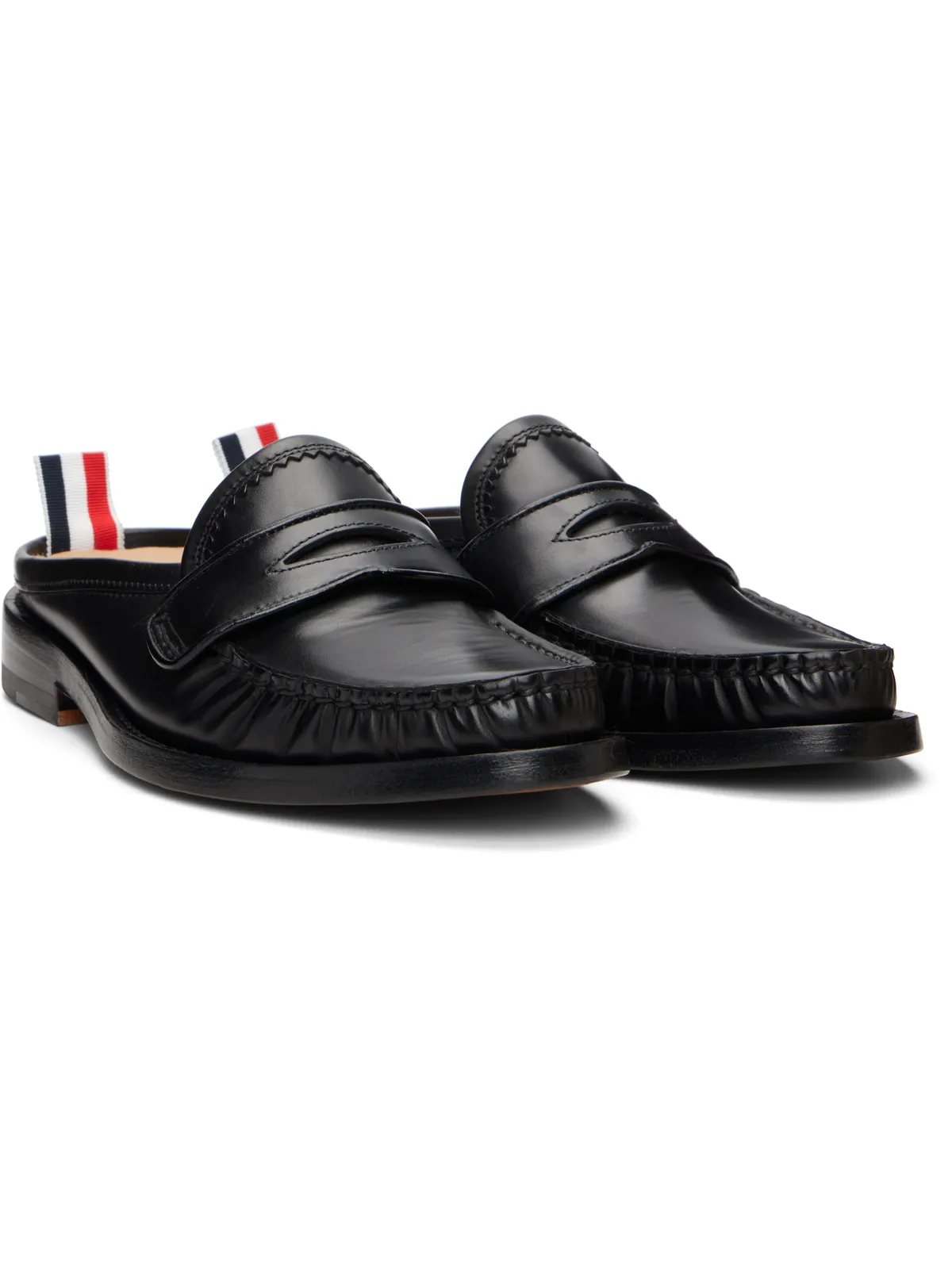 Thom Browne Calf Flexible レザー ミュール ペニーローファー - 画像4
