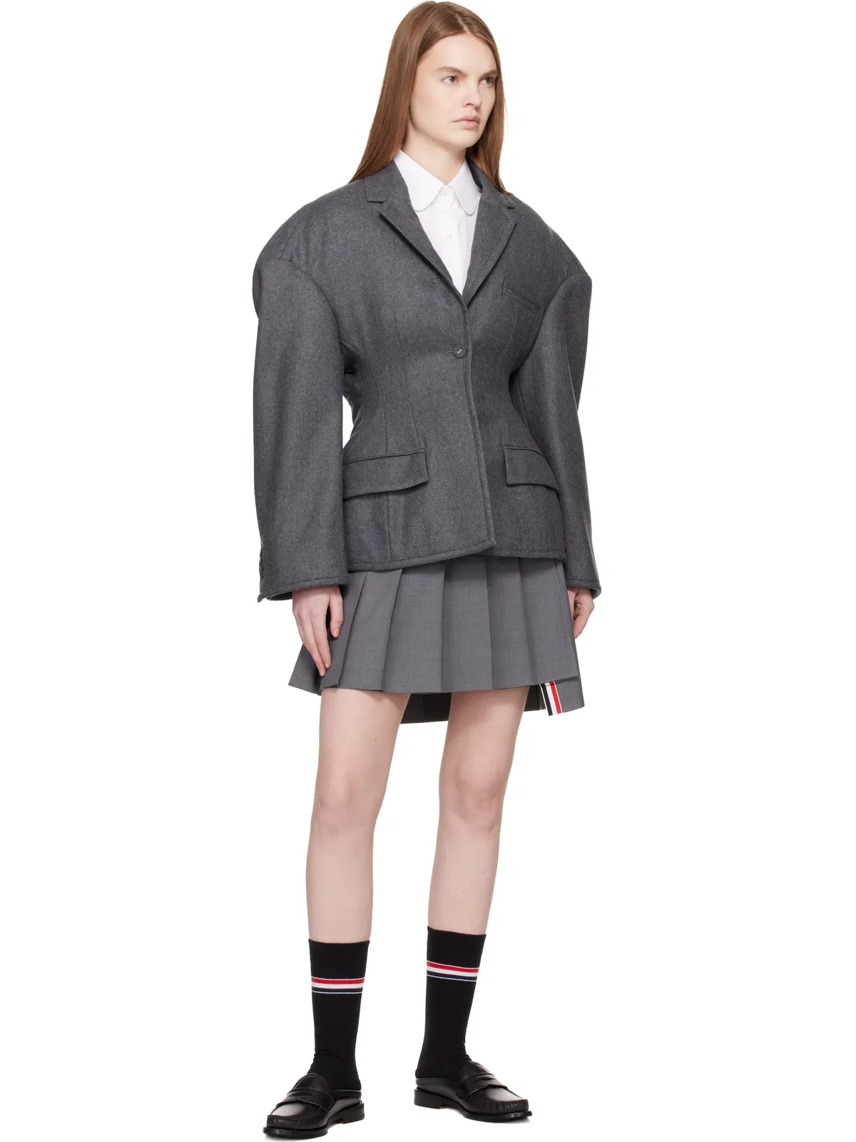 Thom Browne Calf Flexible レザー ミュール ペニーローファー - 画像5
