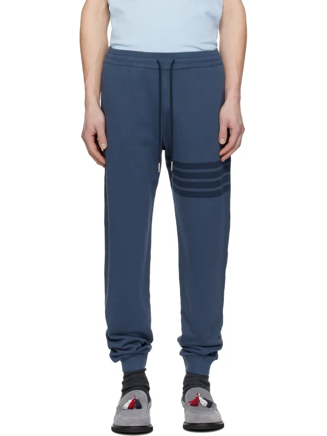 Thom Browne Thom Browne Overdyed Solid Loopback 4 Bar スウェットパンツの商品画像
