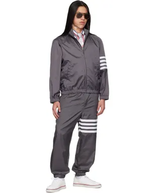 Thom Browne Shiny Ripstop 4-Bar トラックパンツ - サムネイル4