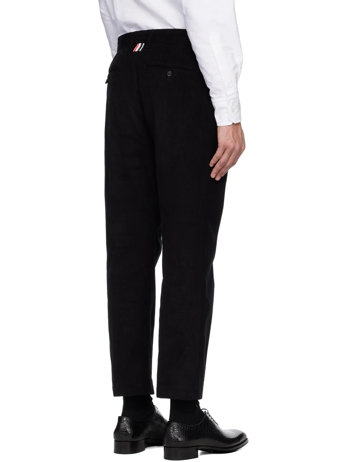 Thom Browne Narrow Wale Corduroy テーパード チノパンツ - 画像3