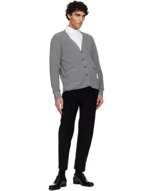 Thom Browne Narrow Wale Corduroy テーパード チノパンツ - サムネイル4