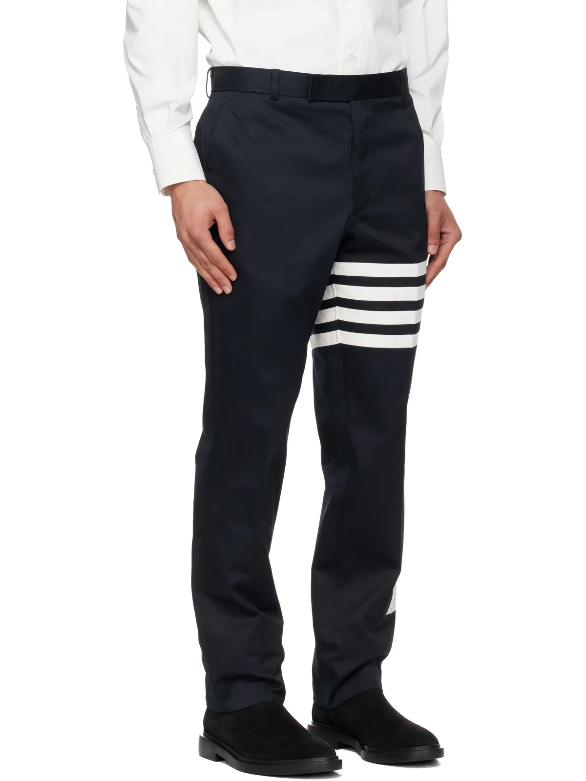 Thom Browne 4-Bar Unconstructed コットンツイル チノパンツ - 画像2