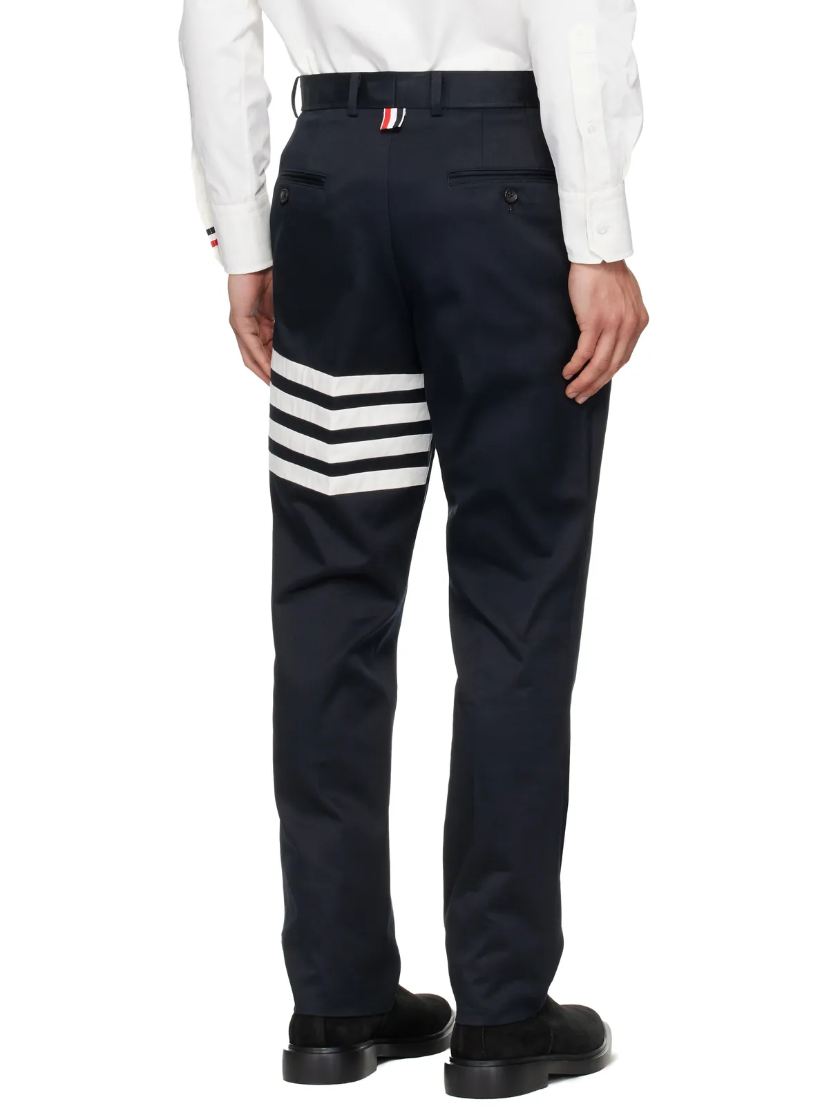 Thom Browne 4-Bar Unconstructed コットンツイル チノパンツ - 画像3