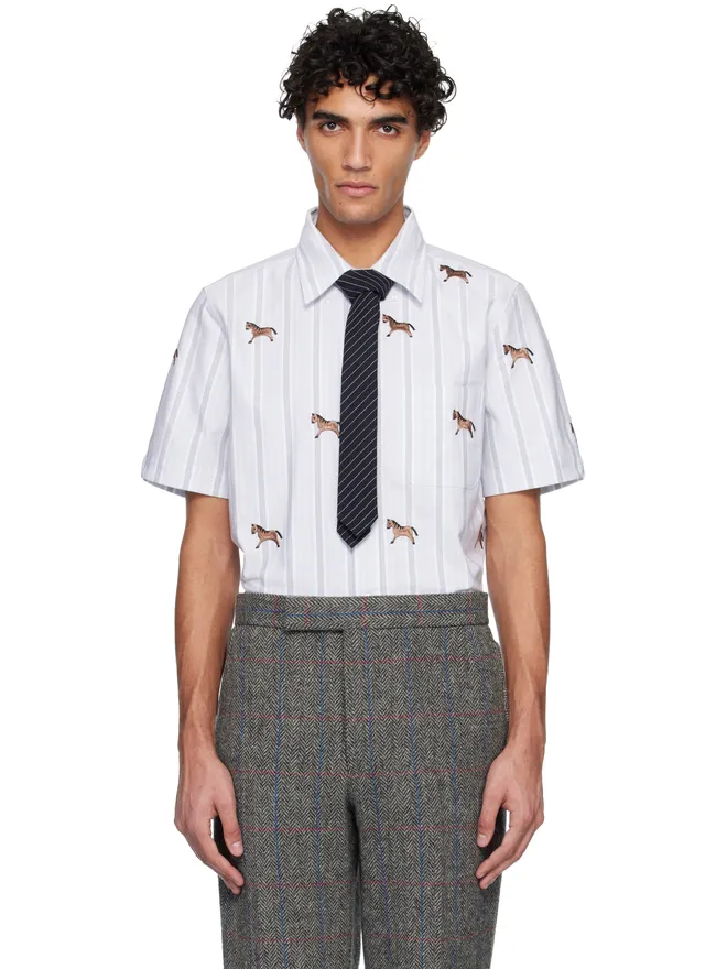 Thom Browne Thom Browne Straight Fit Horse 半袖シャツの商品画像