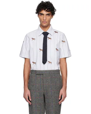 Thom Browne Straight Fit Horse 半袖シャツ - サムネイル1
