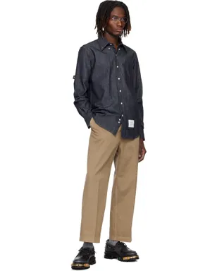 Thom Browne ストレートフィット デニムシャツ - サムネイル4