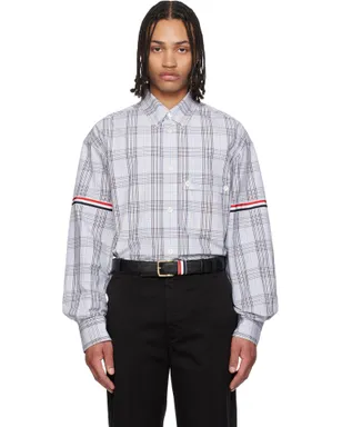 Thom Browne Oversized Double Needle RWB GG Armband シャツ - サムネイル1
