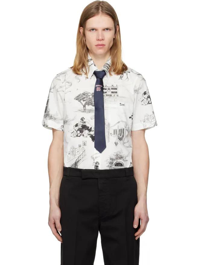 Thom Browne Thom Browne Poplin Hector Toile 半袖シャツの商品画像