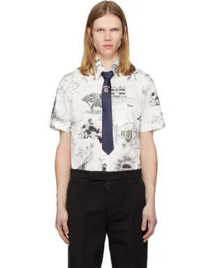 Thom Browne Poplin Hector Toile 半袖シャツ - サムネイル1