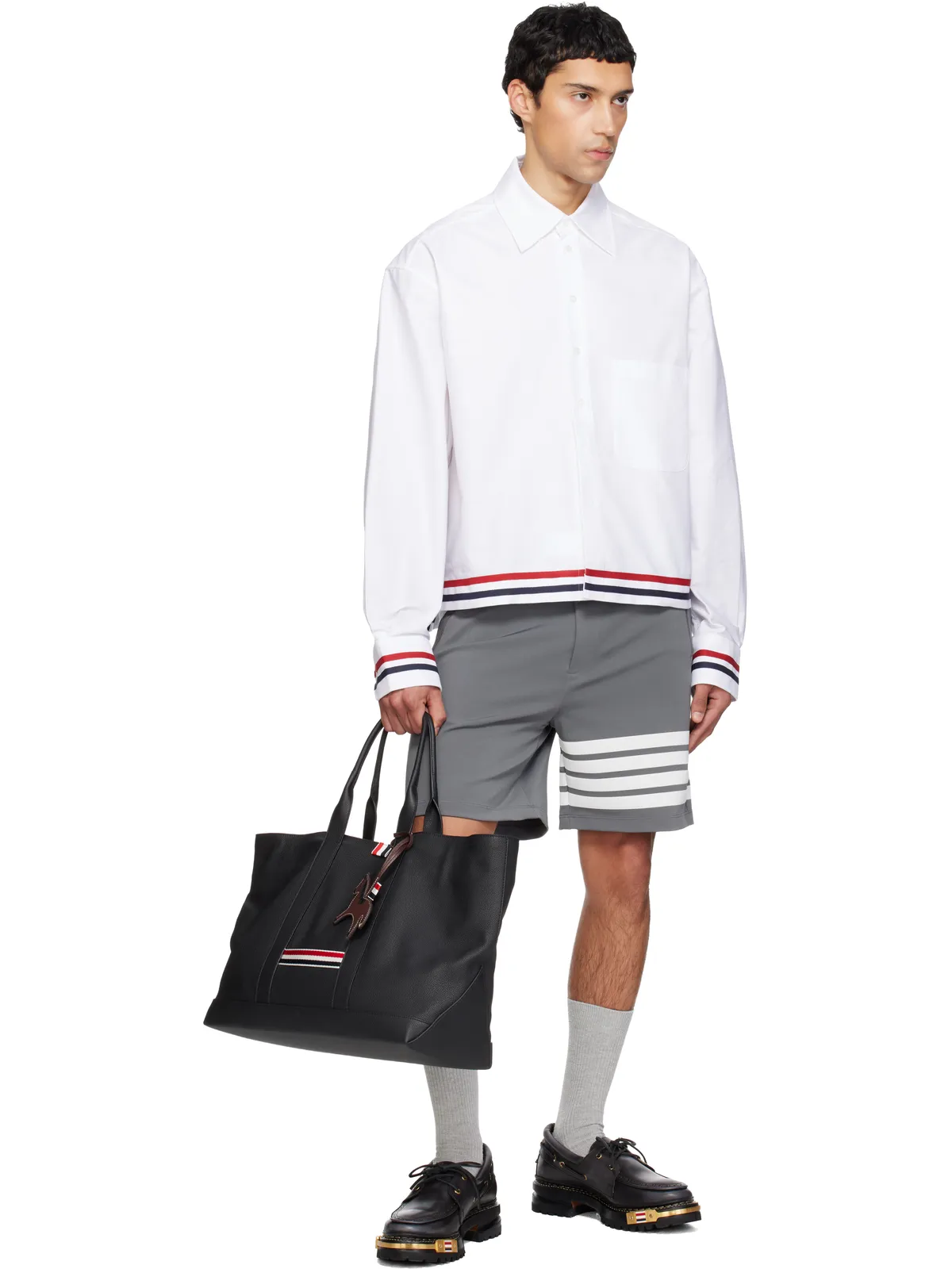 Thom Browne RWB Rugby オックスフォードシャツ - 画像4