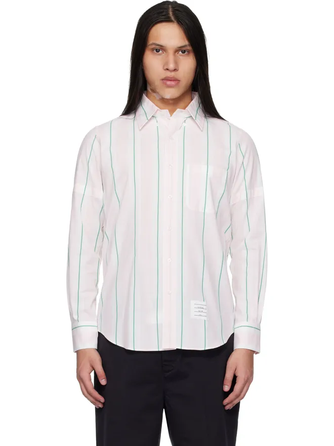 Thom Browne Thom Browne Madras Cotton Classic Stripe Armbandn シャツの商品画像