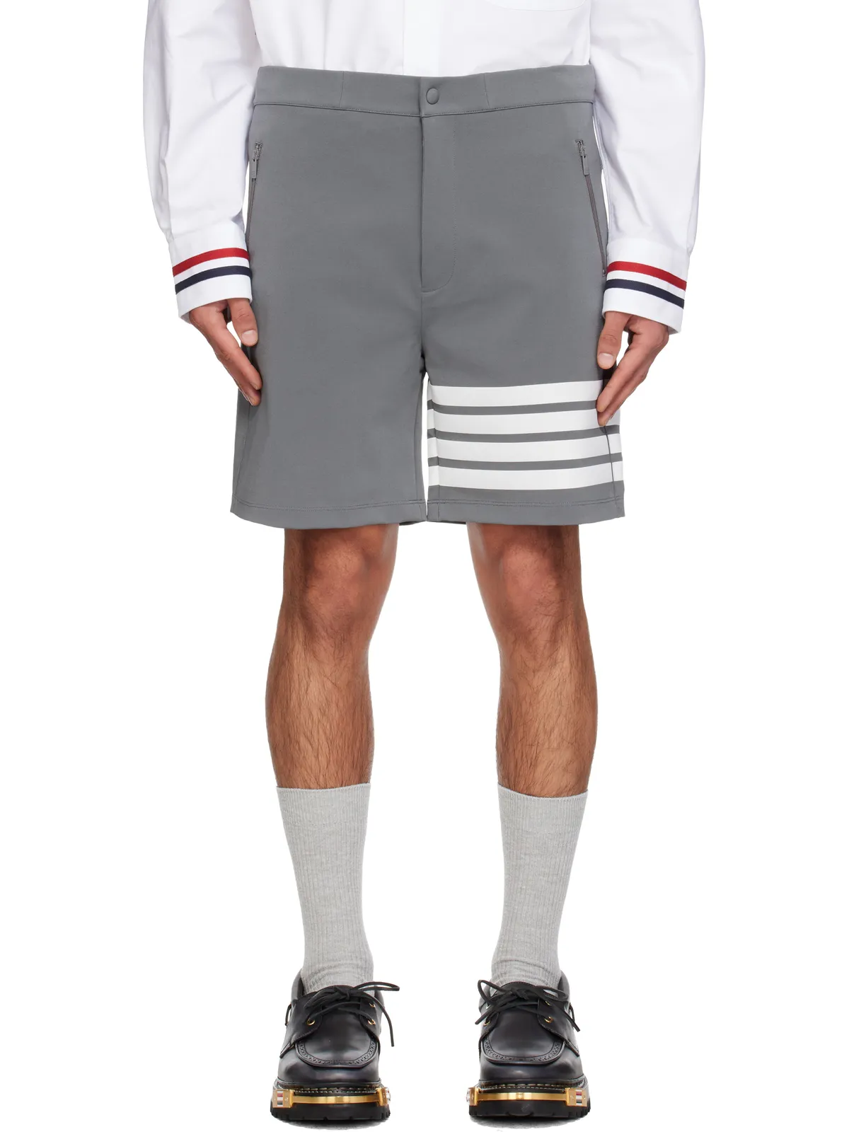 Thom Browne 4-Bar Tech ショートパンツ - 画像1