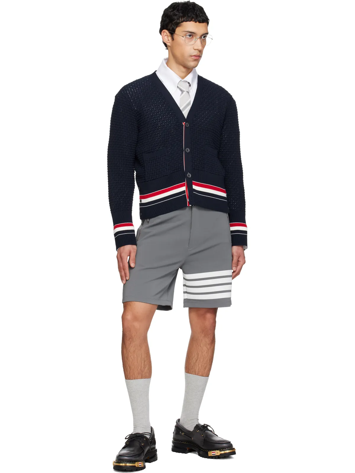 Thom Browne 4-Bar Tech ショートパンツ - 画像4