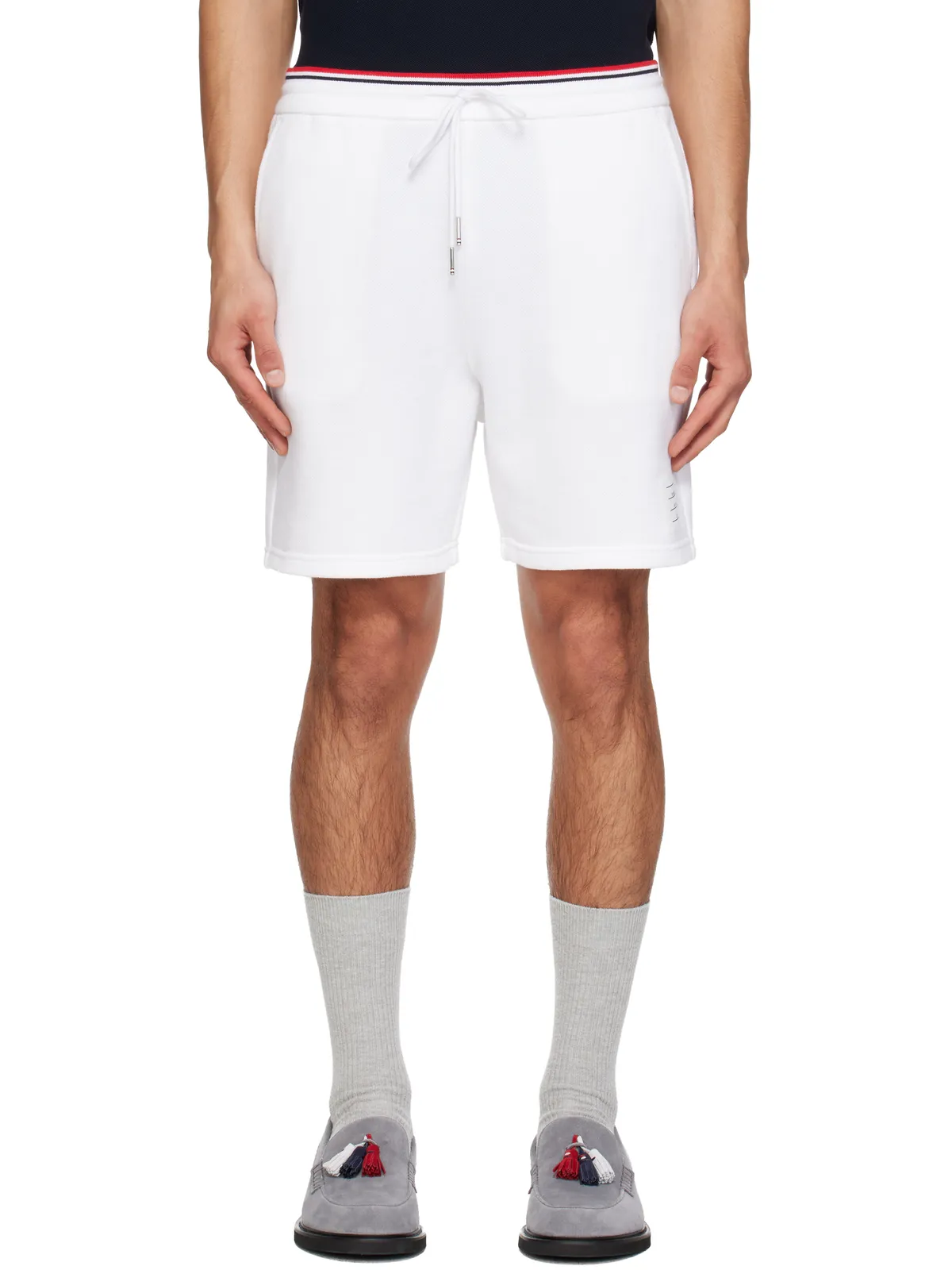 Thom Browne Pique Loopback スウェットショートパンツ - 画像1