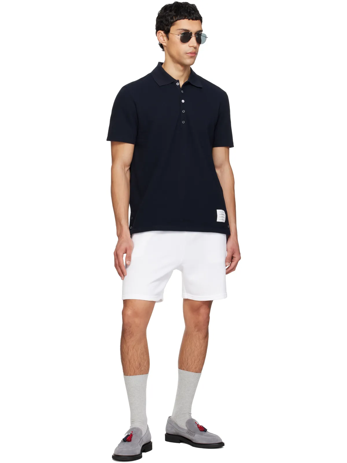 Thom Browne Pique Loopback スウェットショートパンツ - 画像4