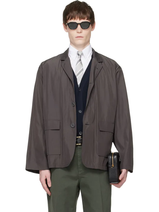 Thom Browne Thom Browne パッカブル フラップポケット テーラードジャケットの商品画像