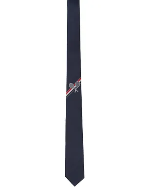 Thom Browne Jacquard Tennis Icon Classic ネクタイ - サムネイル1