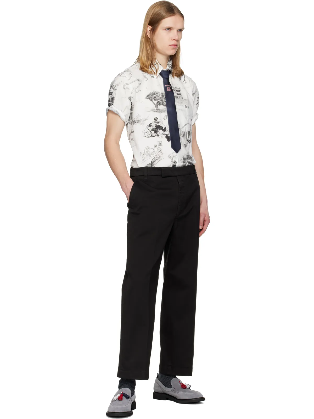 Thom Browne 'Browne. 65' Classic ネクタイ - 画像3