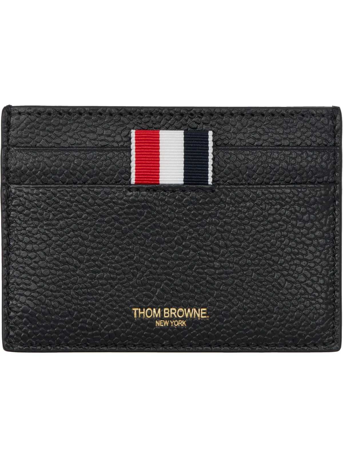 Thom Browne ペブルグレイン シングル カードケース - 画像1